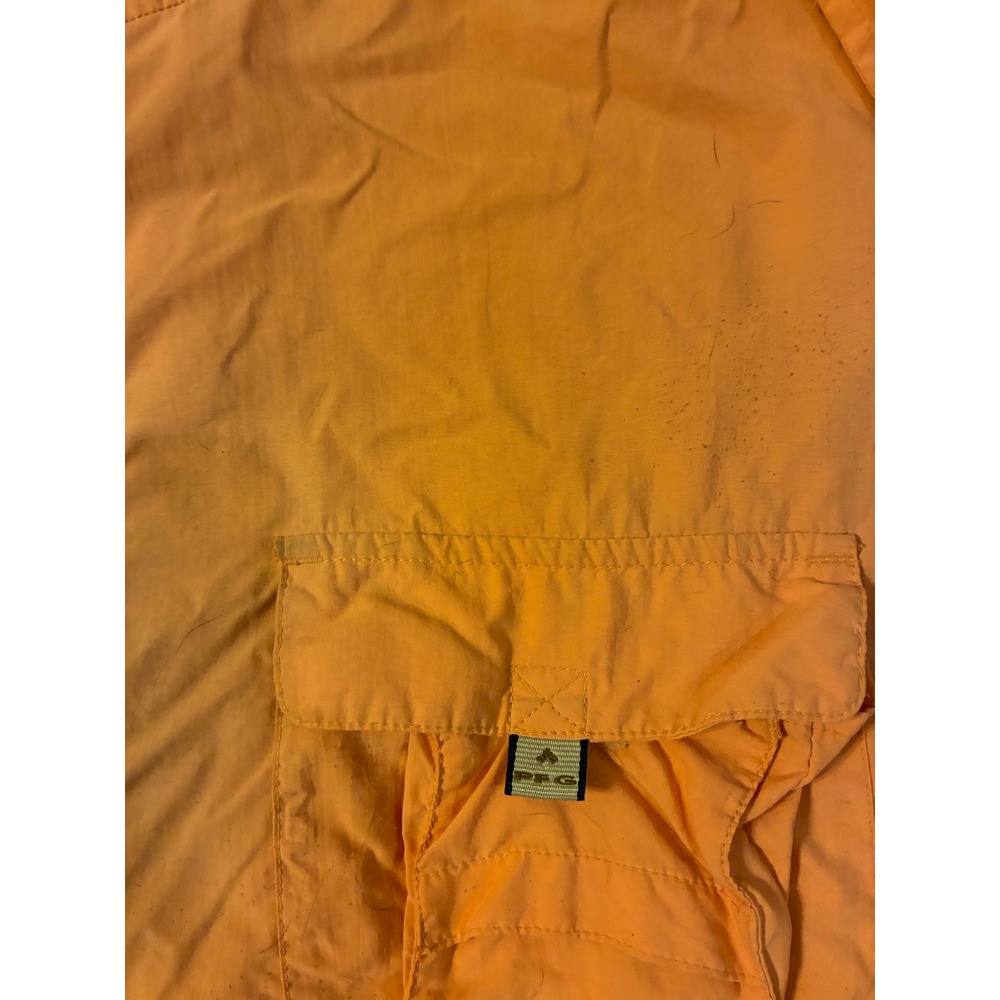 Columbia PFG Fishing Shirt Mens Large Peach Orange Short Sleeve Button Down Gorp - Picture 6 of 13